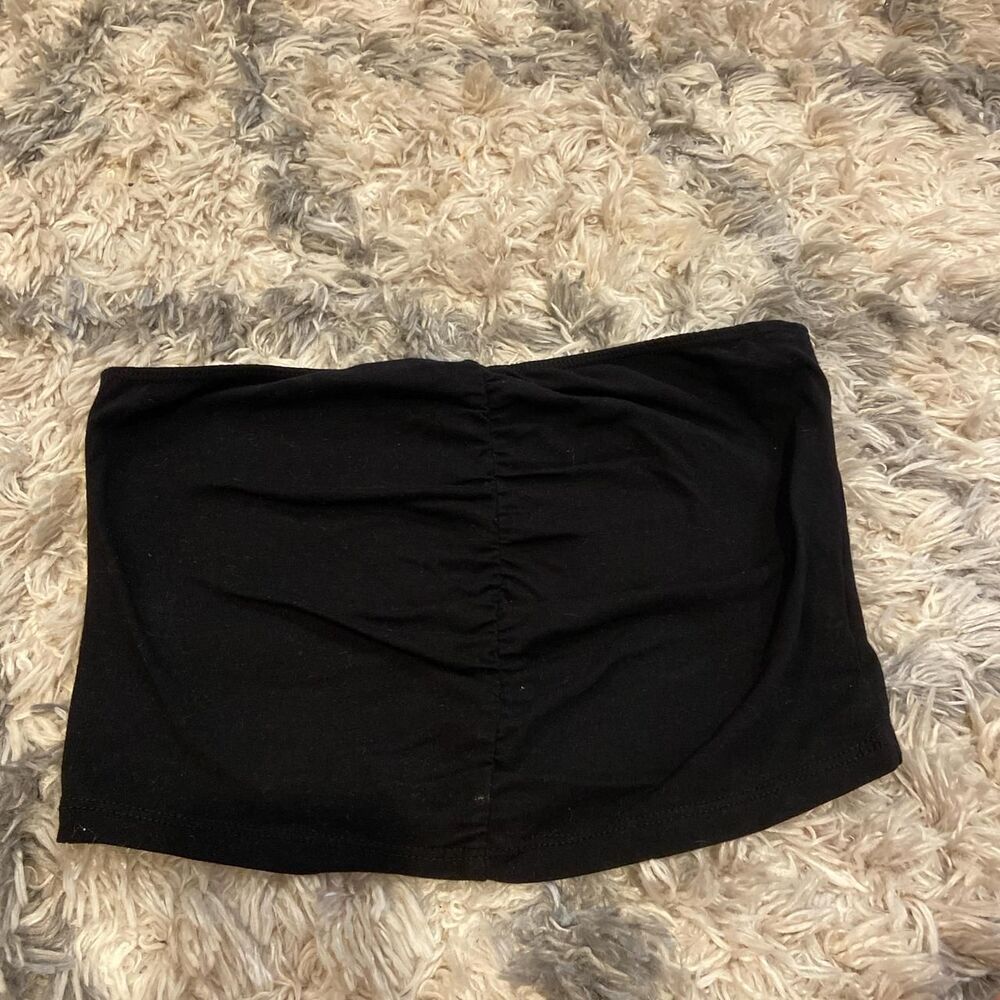 Ambiance-apparel Women's Black Crop-top